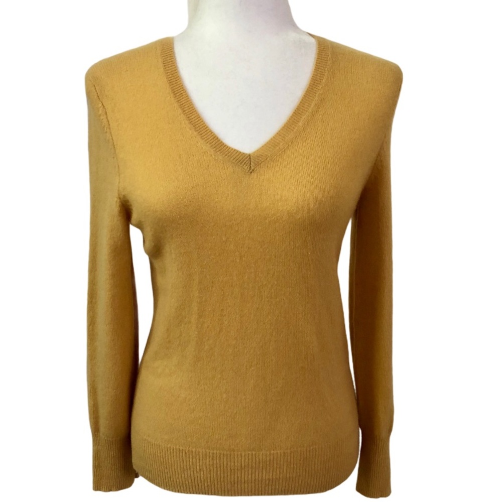 Only Mine Mustard Yellow Cashmere Sweater